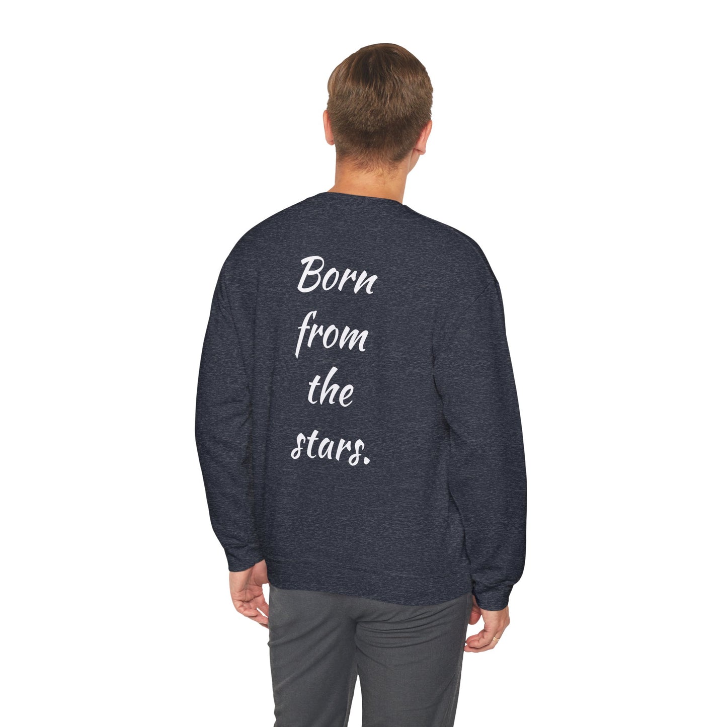 Copy of Unisex Heavy Blend™ Crewneck Sweatshirt - "Born from the Stars" - Cozy, Inspirational & Stylish