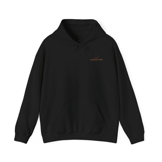 Hooded Sweatshirt -  'LOVE IS GREAT' designed sweatshirt by KOROTIMI